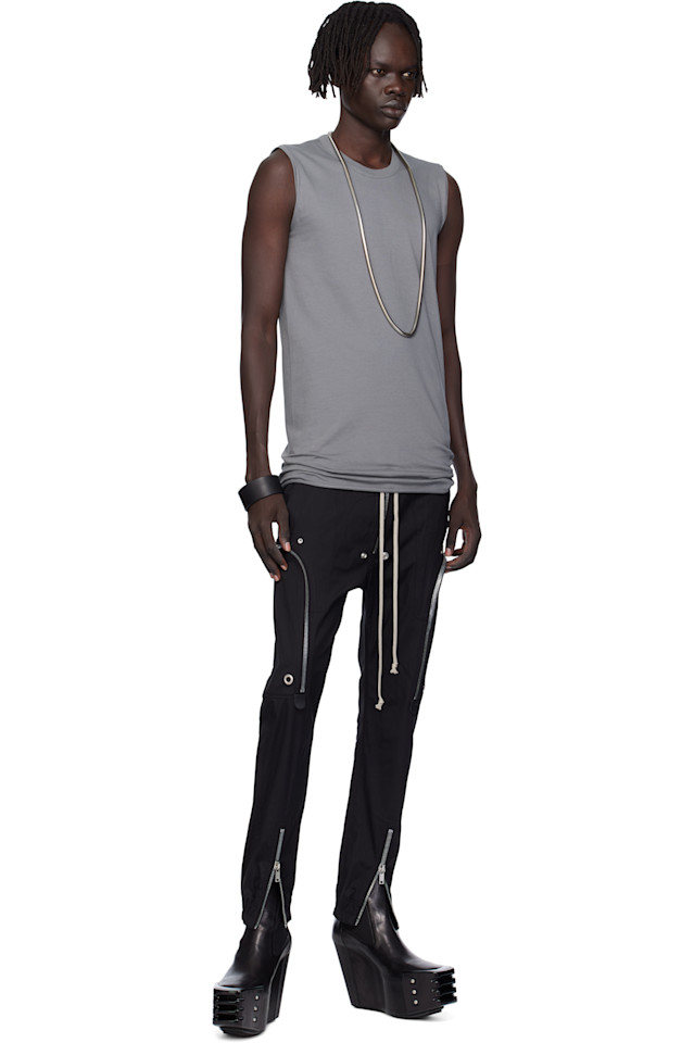 Брюки-Карго в стиле Баухаус от Concordians Rick Owens, черный — фото 4