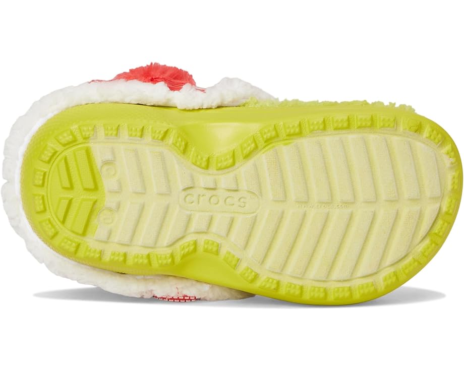 Детские клоги Crocs The Grinch Classic Lined Crocs Kids — фото 3