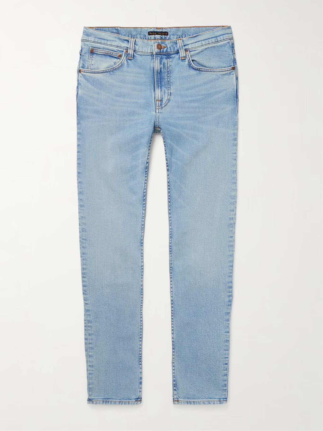 

Джинсы Lean Dean Slim-Fit Organic NUDIE JEANS, синий