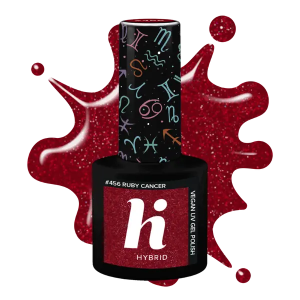 

Гибридный лак для ногтей 456 рубиновый рак, 5 мл Hi Hybrid, цвет 456 ruby cancer