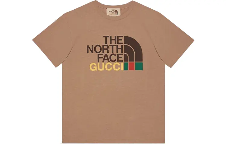 

Футболка женская Gucci x The North Face, бежевый