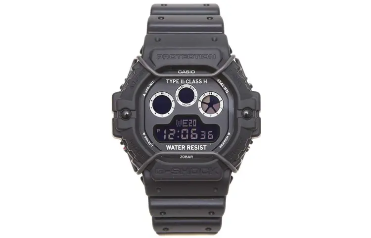 

CASIO Часы Unisex G-SQUAD Series Black Watch DW-5900NH-21, Black Dial