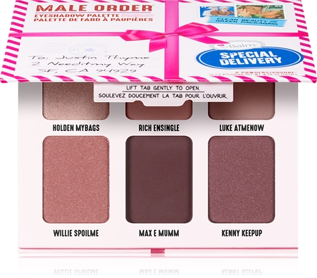 

Палитра теней для век theBalm Male Order Special Delivery, 13,2 g