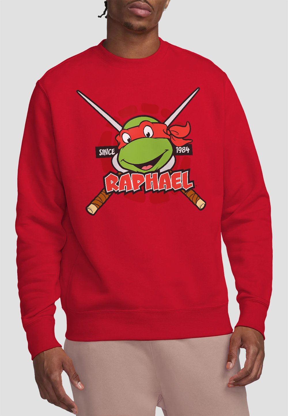 

Толстовка TEENAGE MUTANT NINJA TURTLES RAPHAEL SINCE 1984 Cotton Soul, красный