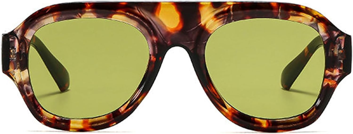 

willochra Милые ретро-солнцезащитные очки-пилот для женщин и мужчин. Классические винтажные модные большие квадратные солнцезащитные очки с градиентным покрытием UV400, C4