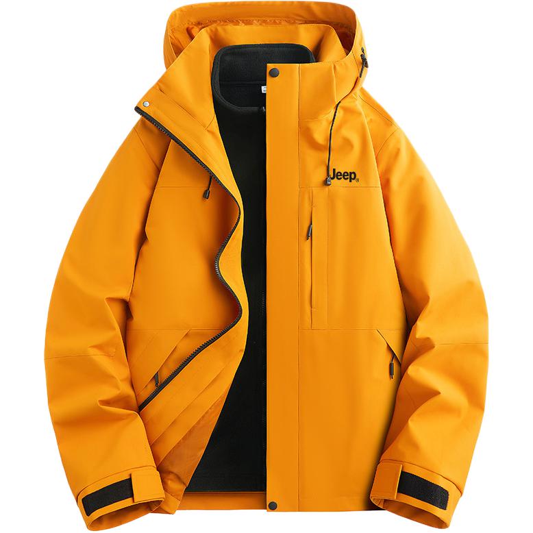 

Куртка Unisex Hooded Moderate Jeep, sunflower (fleece liner+windproof shell clothing sets)