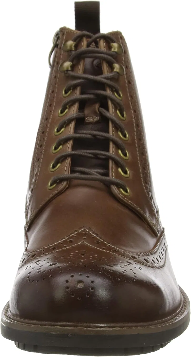 Мужские ботинки Clarks Bowzer Hi Oxford, коричневые — фото 2