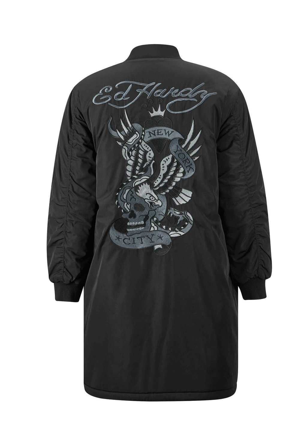 

Короткое пальто NYC SKULL LONGLINE Ed Hardy, черный