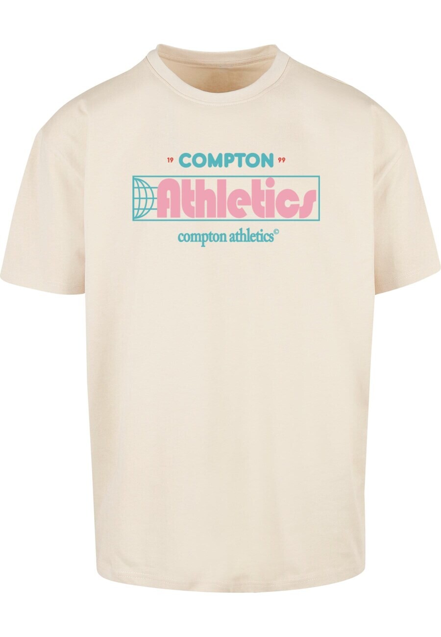 

Классическая футболка MT Upscale Shirt Compton Athletic Club, песочный