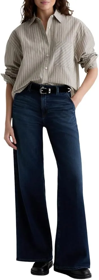 

Женские джинсы AG Stella Mid Rise Wide Leg Palazzo