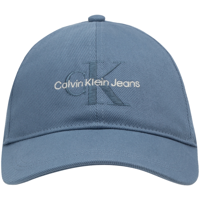 

Calvin Klein Хлопковая бейсболка унисекс керамического синего цвета, 5BX-Ceramic Blue