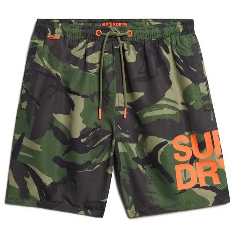 

Шорты для плавания Superdry Sportswear Logo 17´´, зеленый