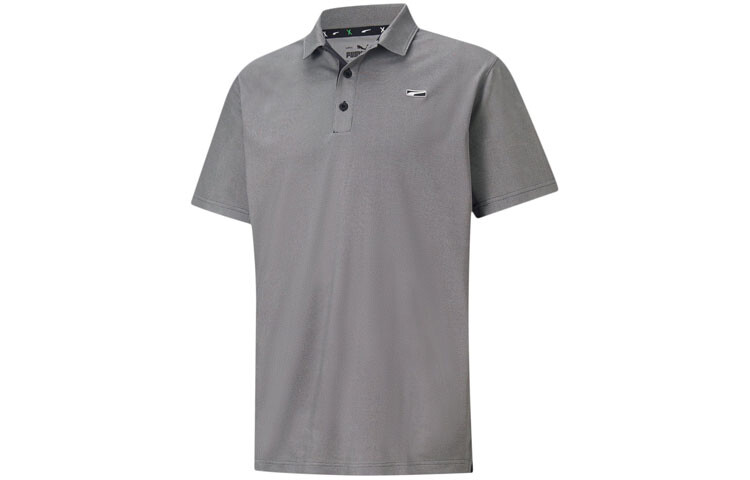 

Мужская рубашка поло Puma, цвет Black/Gray