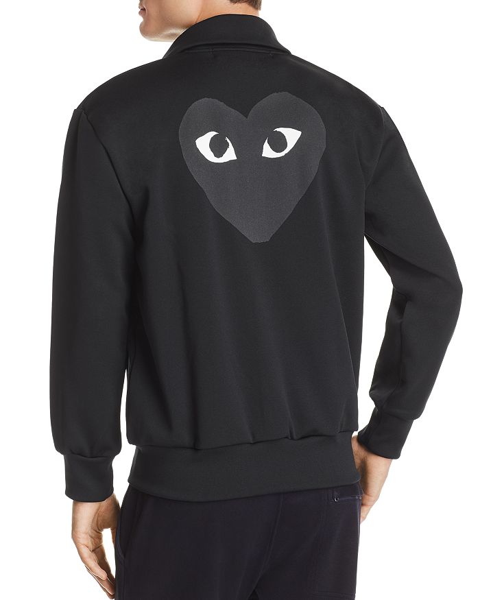 Спортивная куртка с аппликацией в виде сердца Comme Des Garcons PLAY, черный — фото 2
