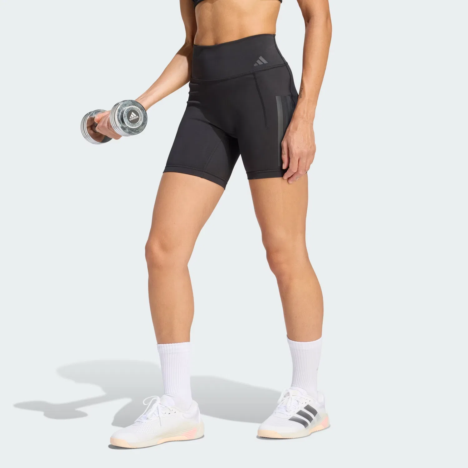 Спортивные шорты Optime женские Adidas, Black — фото 4