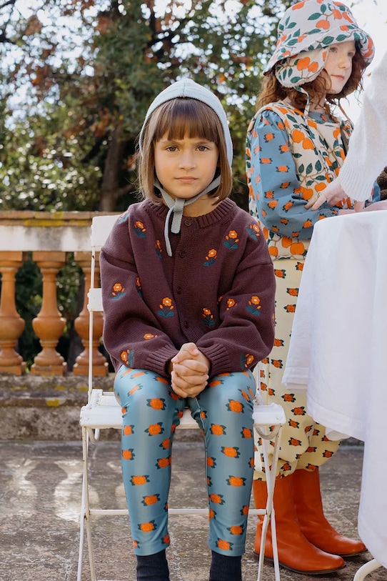 

Детский кардиган КАРДИГАН С ЦВЕТАМИ Tinycottons, коричневый