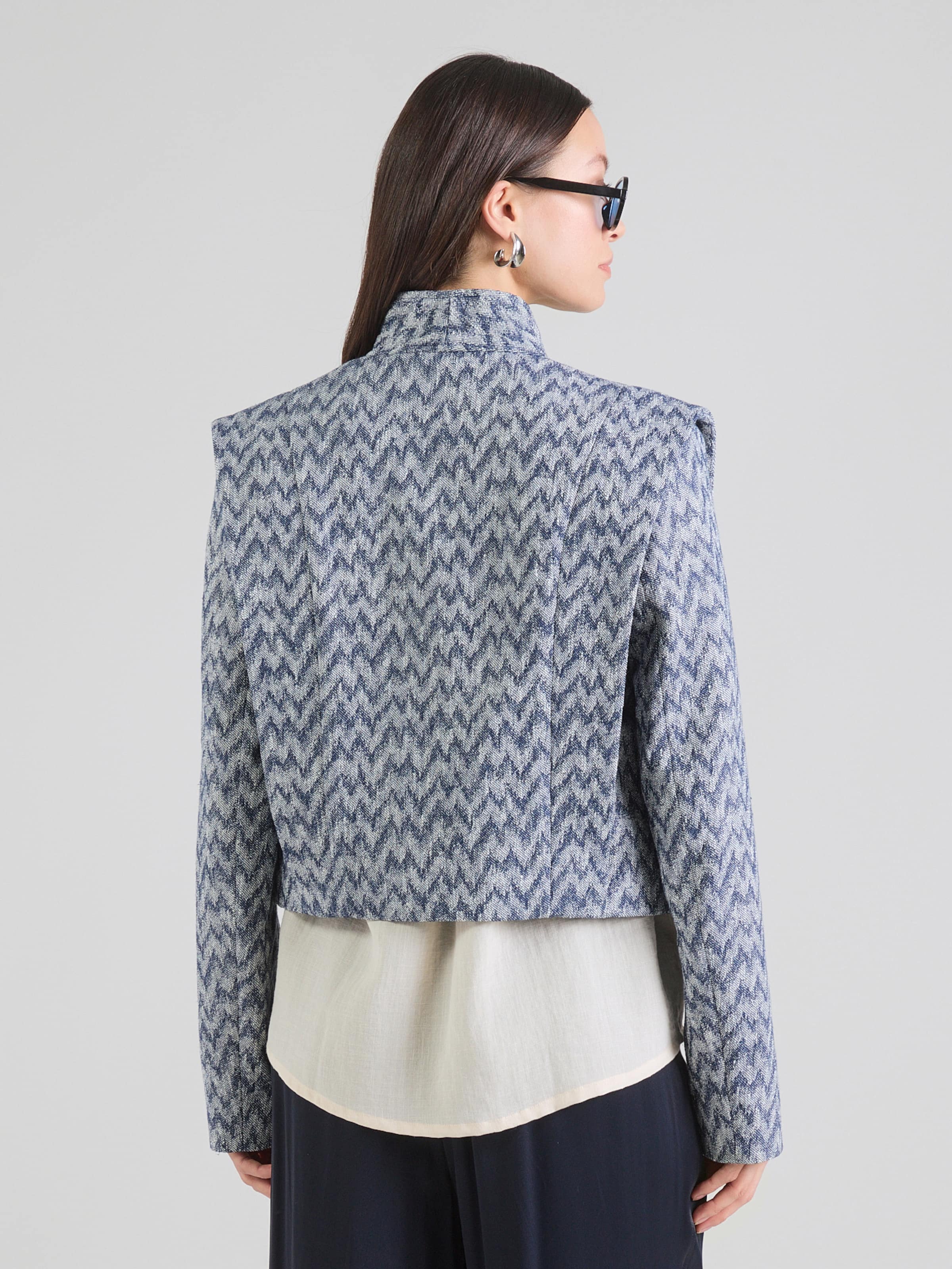 BOSS Куртка межсезонная 'Jakelina' в цвете Blue, Blue Denim — фото 4