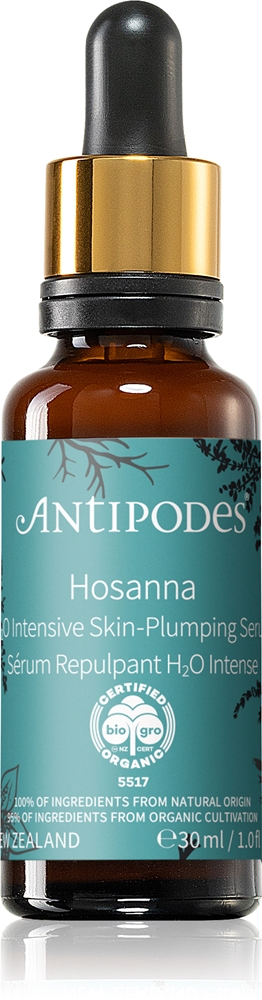 

Hosanna h₂o интенсивная сыворотка для придания упругости коже лица интенсивная увлажняющая сыворотка Antipodes, 30 мл