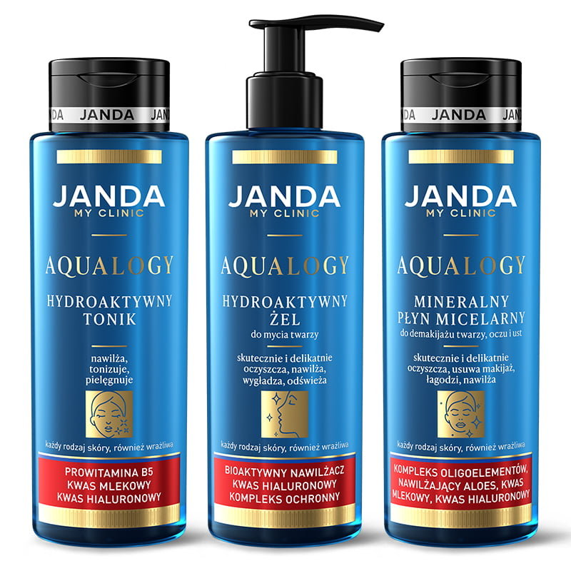 

JANDA, My Clinic Aqualogy, Набор косметики, 3 шт.