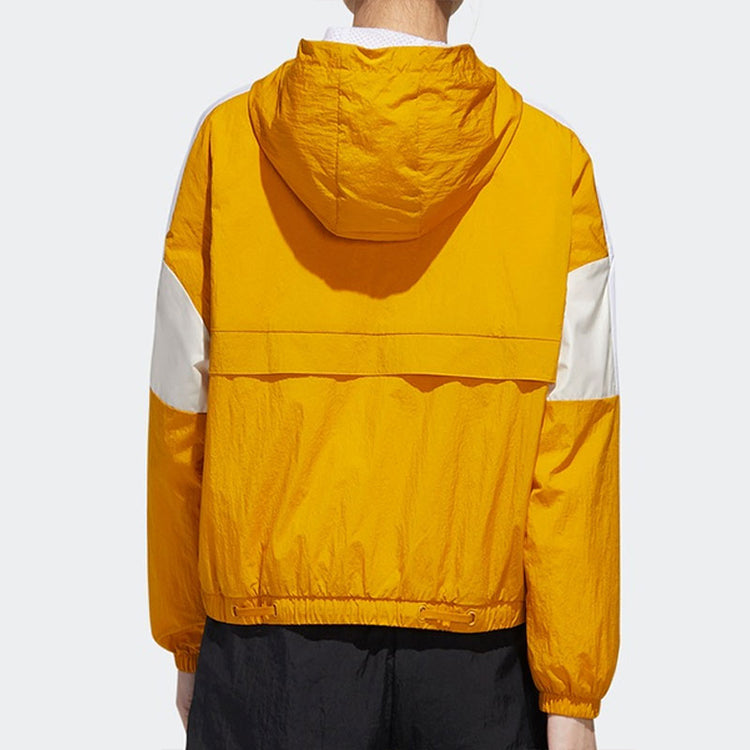 Куртка (WMNS) adidas Urban Anorak Casual Sports Half Zipper Jacket Gold Color GM1470 — фото 4