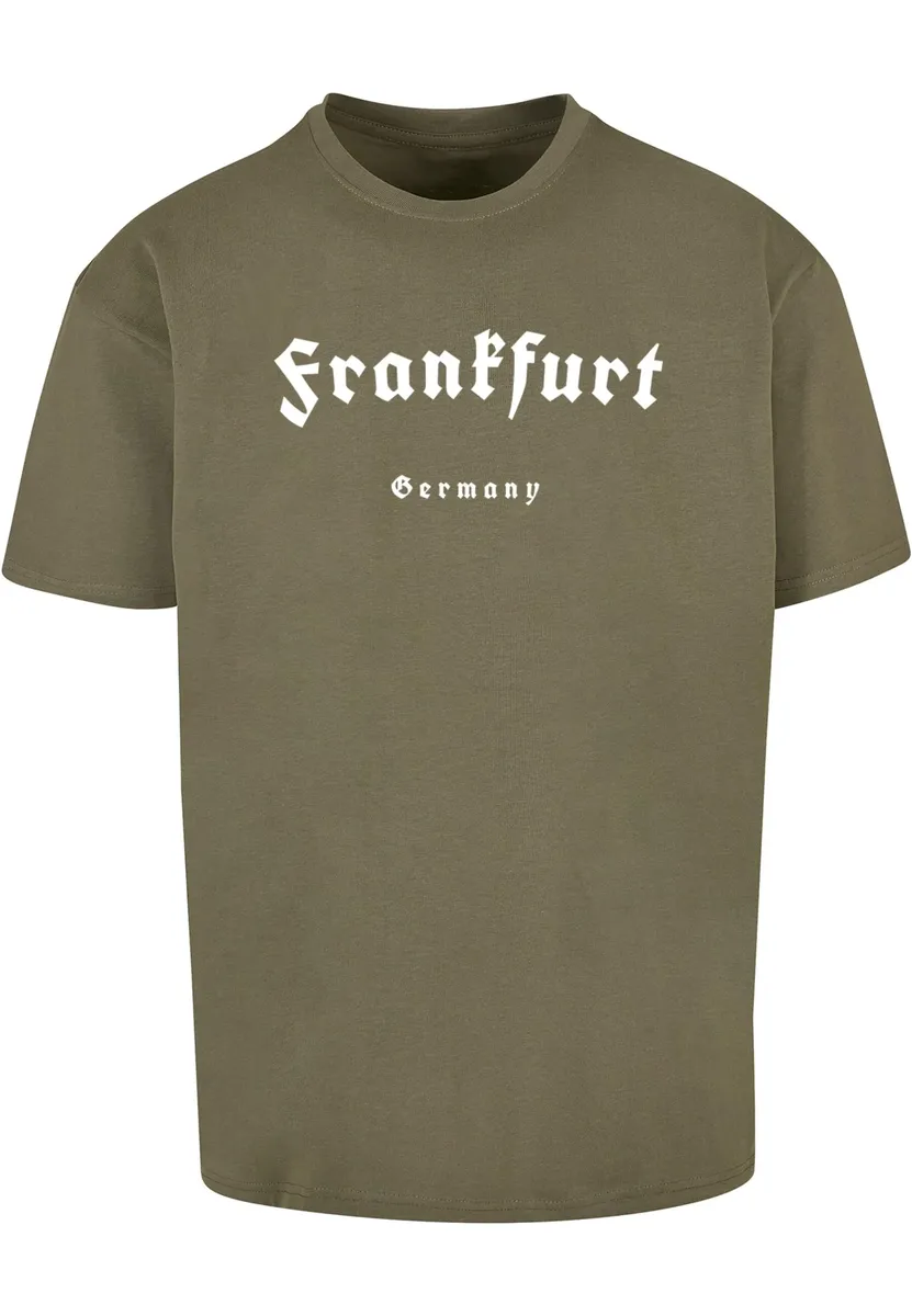 

Футболка Merchcode "Мужская футболка Merchcode Frankfurt X Heavy Oversize-BY102", оливковый