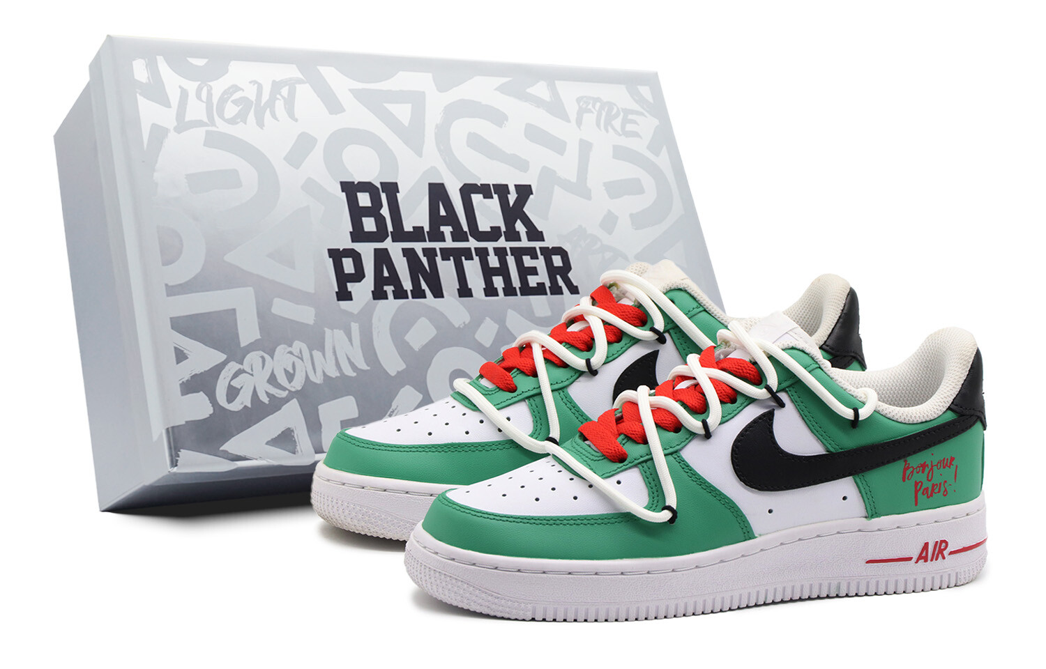 

Кроссовки для скейтбординга Air Force 1 женские низкие зеленые/белые Nike, Зеленый, Кроссовки для скейтбординга Air Force 1 женские низкие зеленые/белые Nike