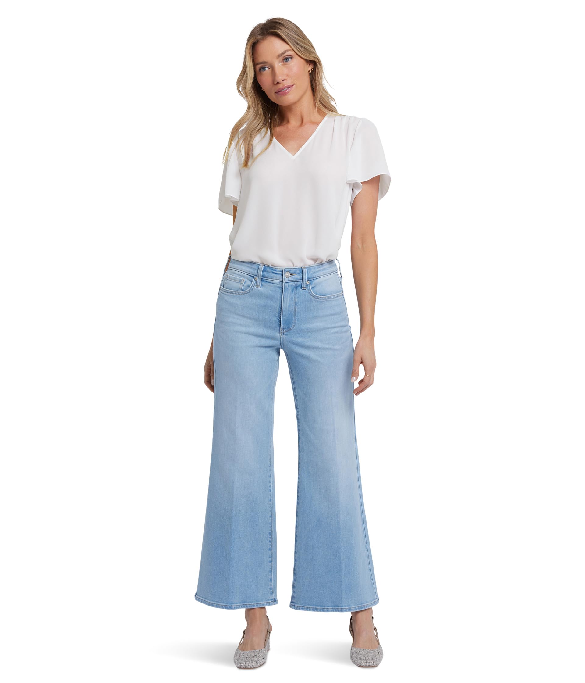 

Джинсы NYDJ Mia Palazzo Ankle Jeans in Canary Beach, цвет Canary Beach