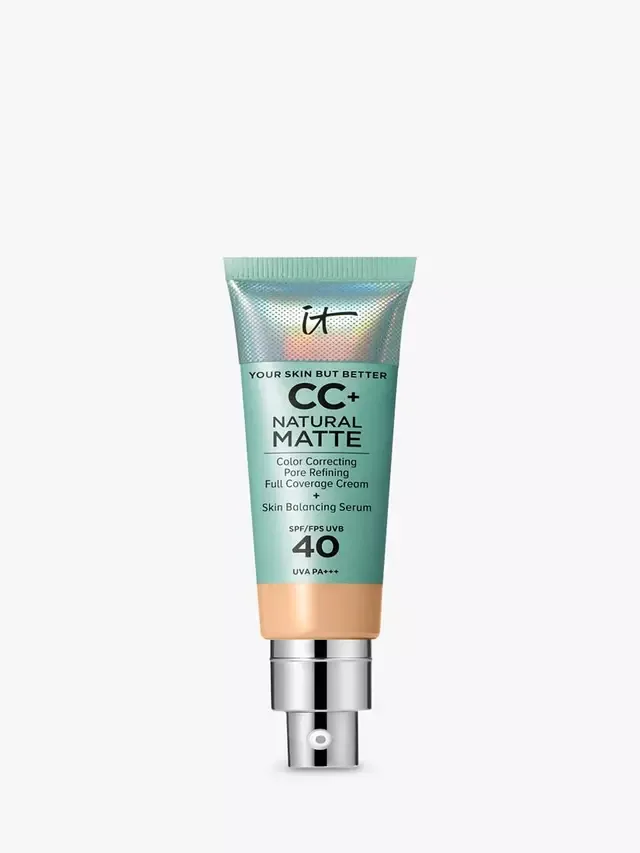 Тональный крем CC+ Natural Matte Foundation SPF 40 для лучшей кожи IT Cosmetics, Light Medium Warm
