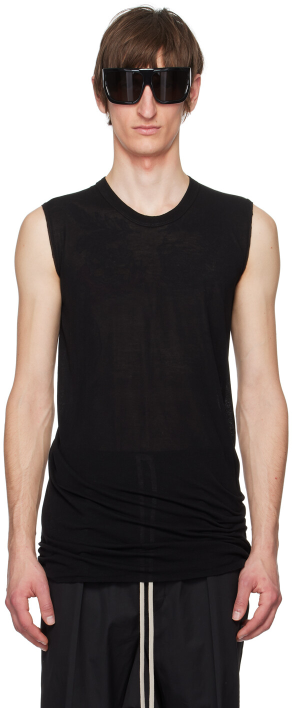

Черная базовая майка Rick Owens, цвет Black