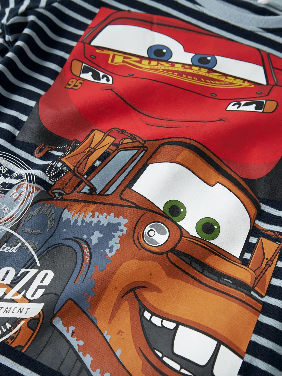 Топ с принтом Lightning McQueen, Name it, navy blazer — фото 4