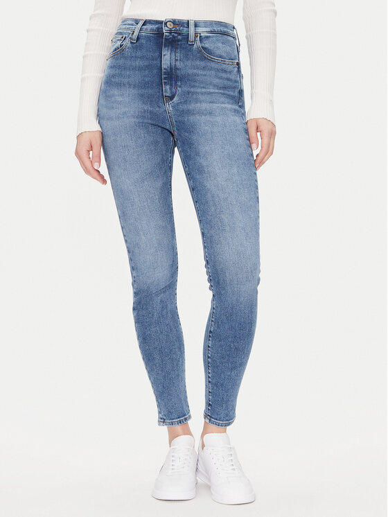 

Облегающие джинсы Sylvia Hgh Skn Bi0234 Co DW0DW20655 Tommy Jeans, синий
