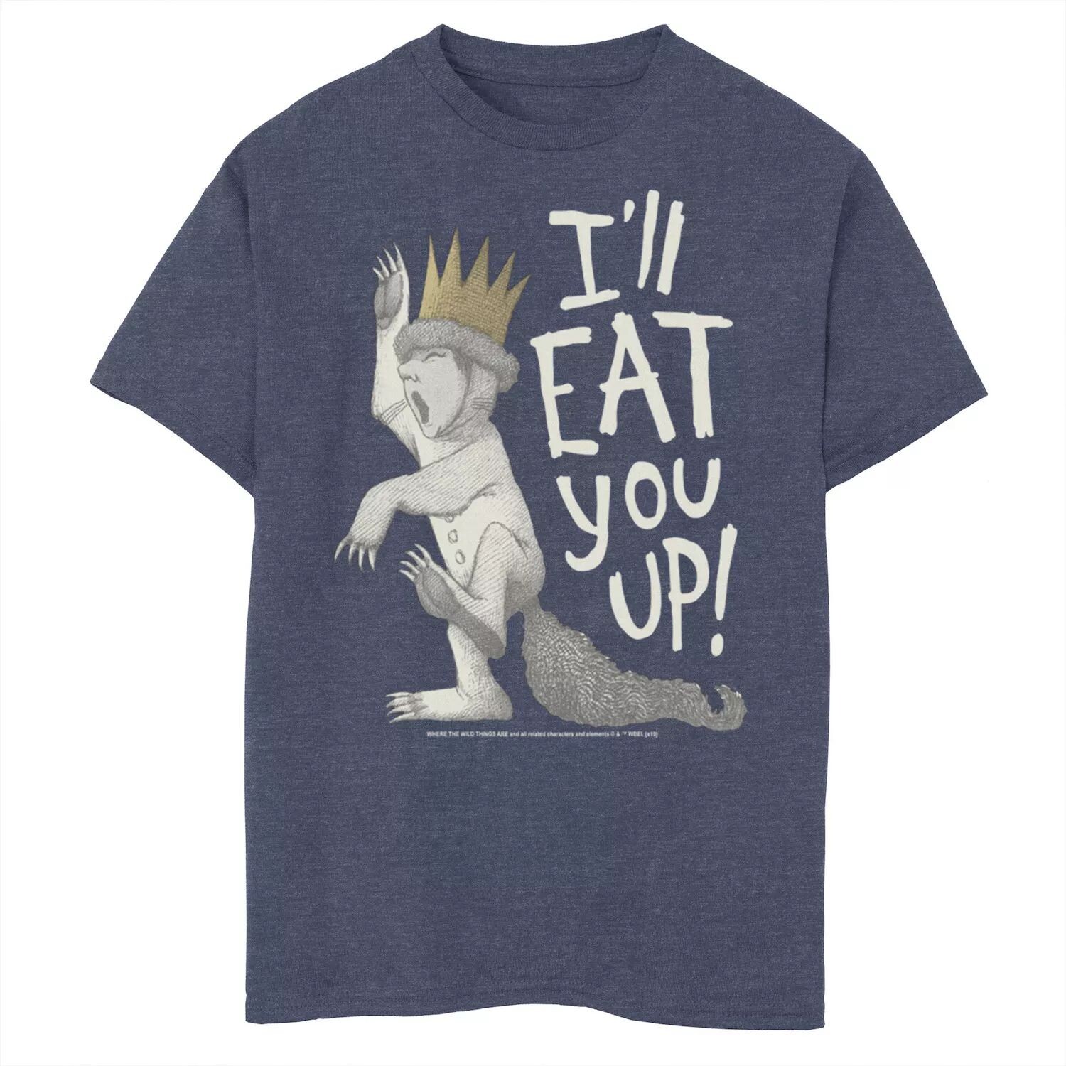 

Футболка с портретом «Max I'll Eat You Up» для мальчиков 8–20 лет «Where The Wild Things Are» Licensed Character