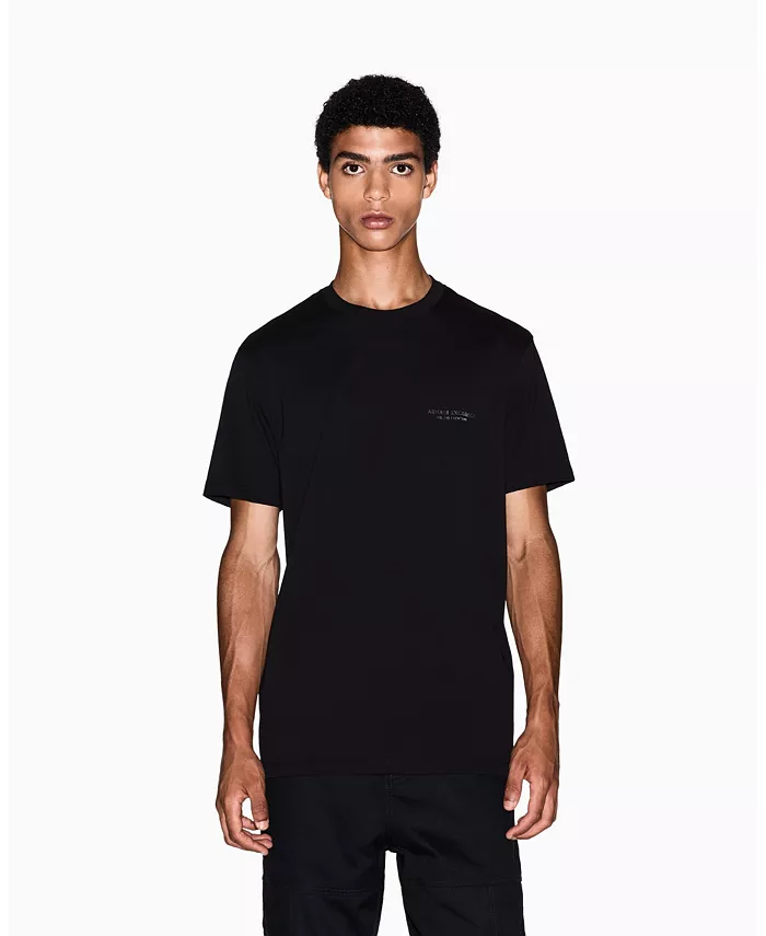 

Мужская футболка Milan NY с принтом на груди A|X Armani Exchange, черный