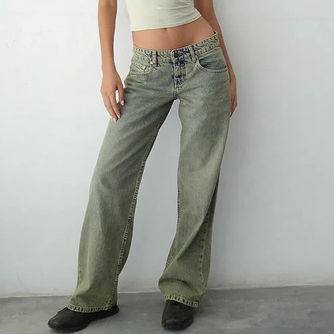 Джинсы свободные Boyfriend Trendy, синие — фото 3