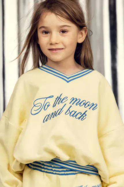 Блуза детская To the moon Mini Rodini, желтый