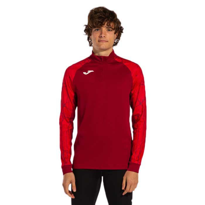 

Толстовка Joma Elite IX Half Zip, красный