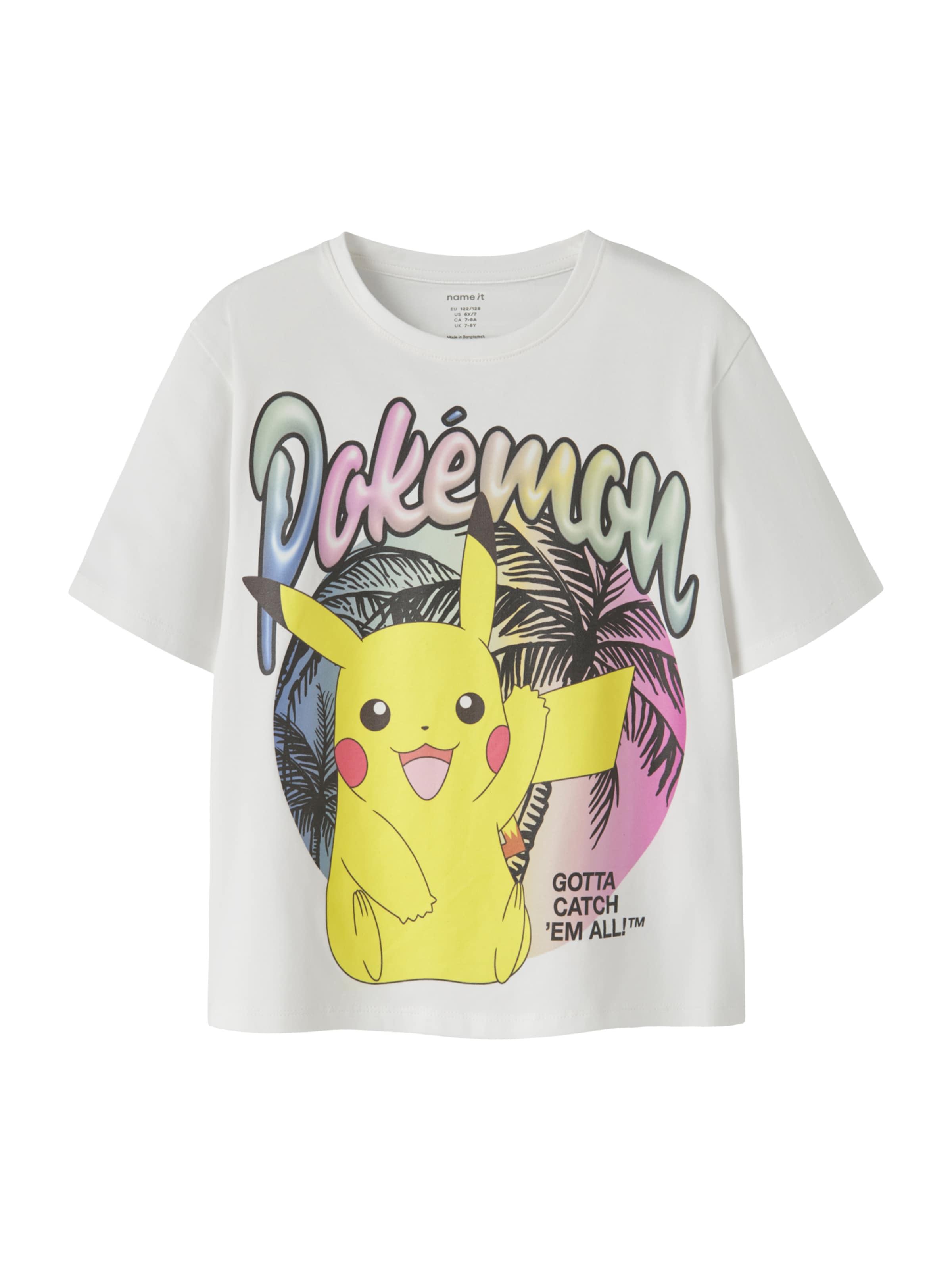 

NAME IT Футболка 'NKFMuba Pokemon' в цвете Natural White