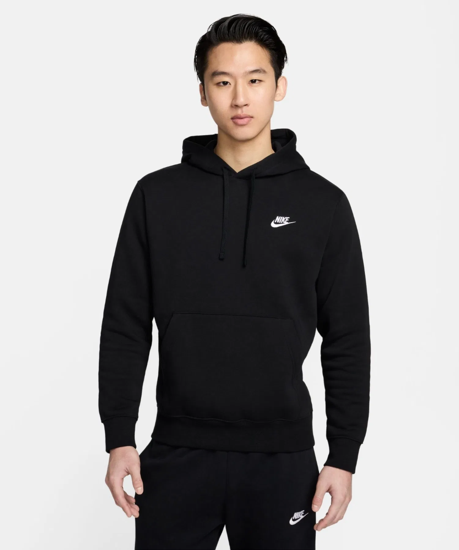 《В наличии комплект》 Толстовка Nike Sportswear Club Fleece Pullover Hoodie BV2655-010 черная