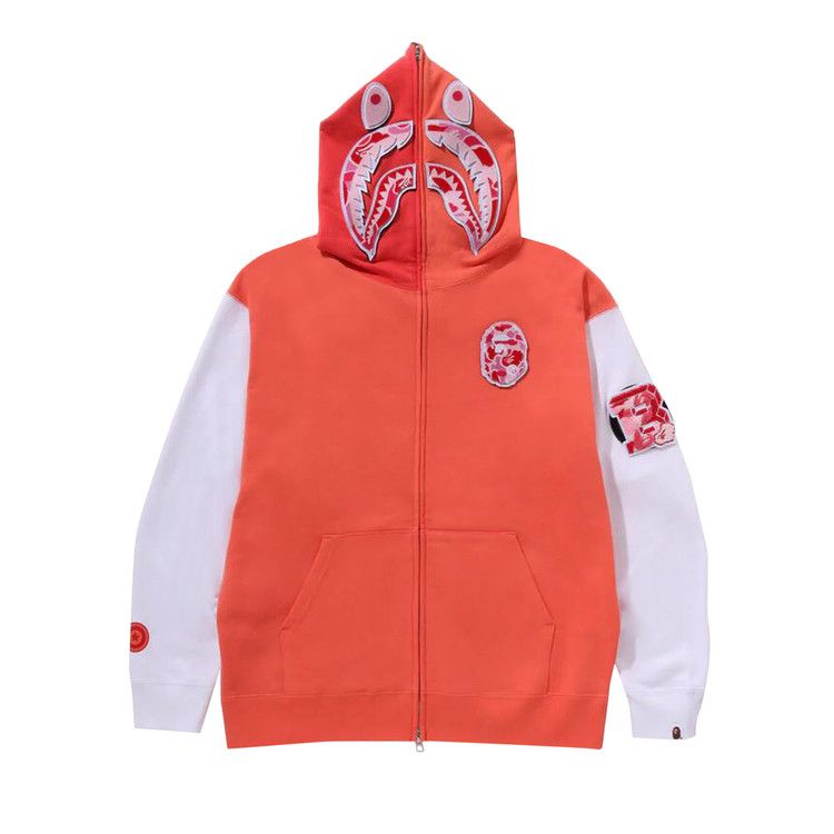 

Худи BAPE Shark Full Zip Hoodie Korea, Orange