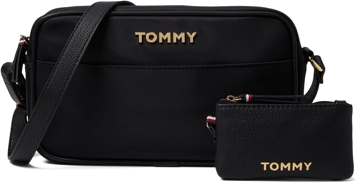 

Сумка-кошелек Tommy Hilfiger Anastasia Ii Camera Crossbody с креплением на петлю, Black, Черный, Сумка-кошелек Tommy Hilfiger Anastasia Ii Camera Crossbody с креплением на петлю, Black