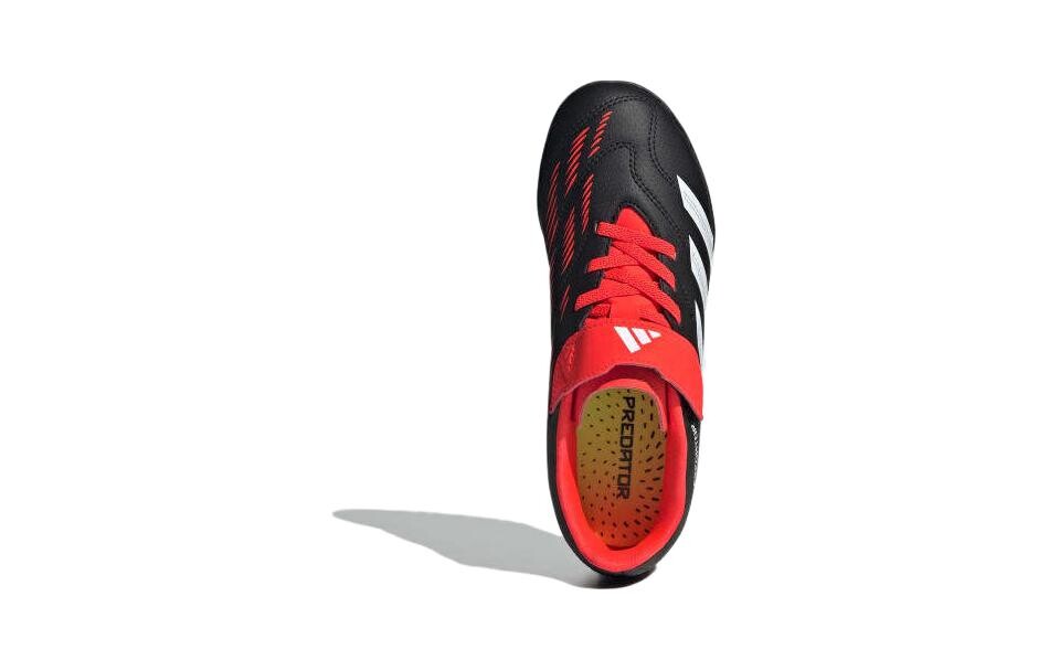 Футбольные бутсы PREDATOR 24 Kids Kids Low-top Black/Red Adidas, черный/красный — фото 4