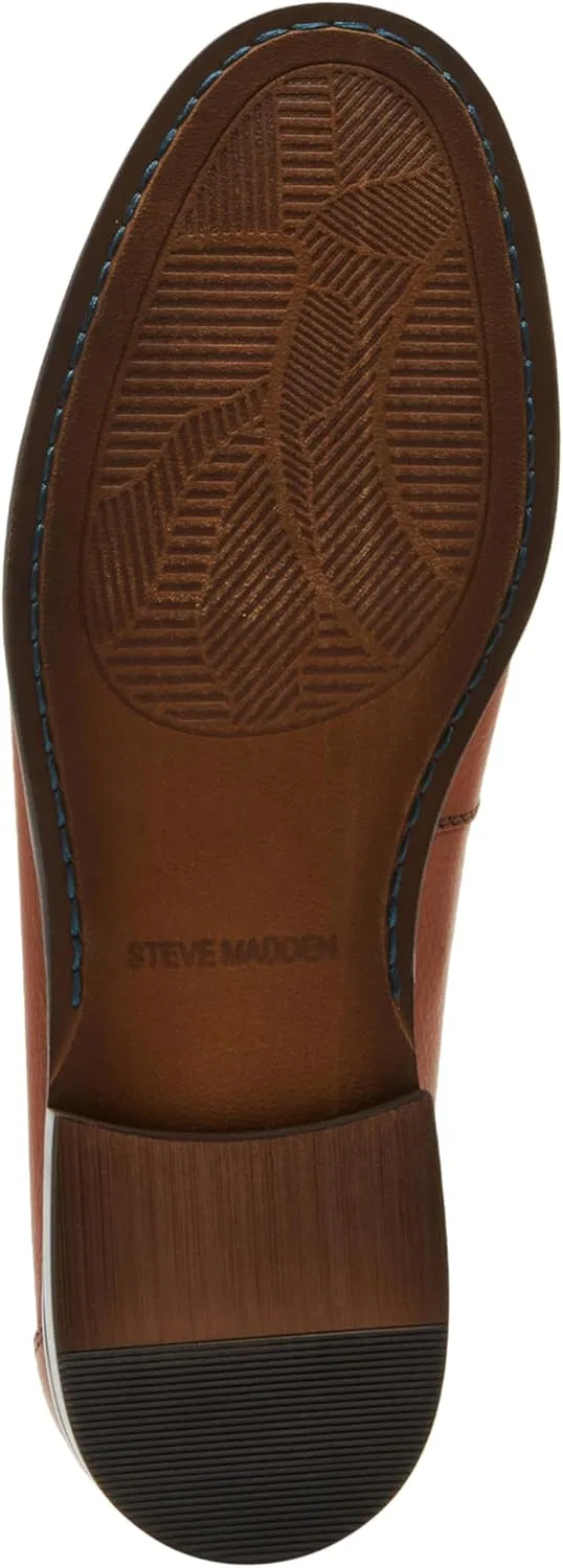 Мужские туфли Steve Madden Akerman, Tan Leather — фото 4