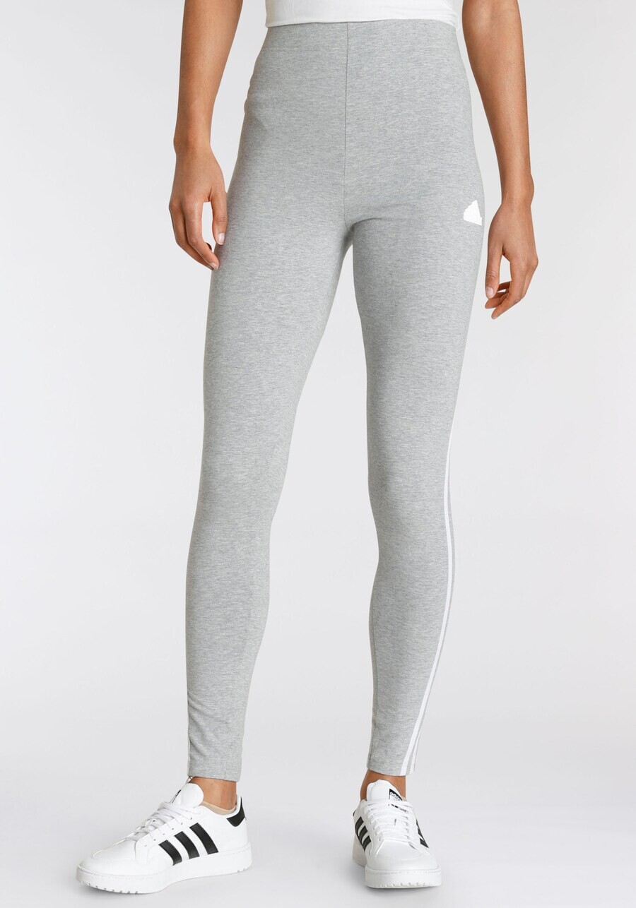 Леггинсы ADIDAS SPORTSWEAR Skinny Workout Pants Future Icons, пятнистый серый — фото 2