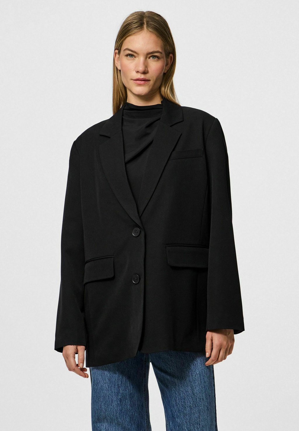 

Короткое пальто PCKAMIL LOOSE Pieces, черный