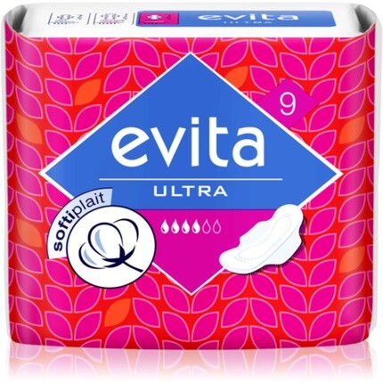 

Гигиенические прокладки Evita Ultra Softiplaint 9 шт. Bella