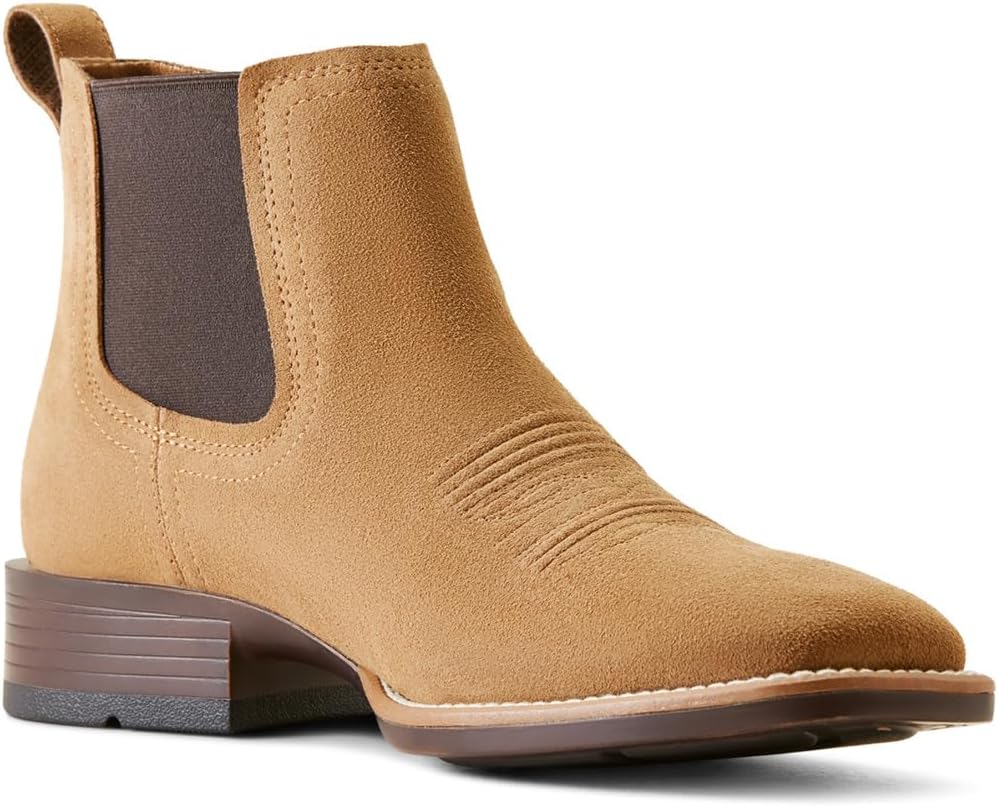 Мужские ботинки Chelsea Ariat Booker Ultra с квадратным носком, Dijon Suede — фото 4