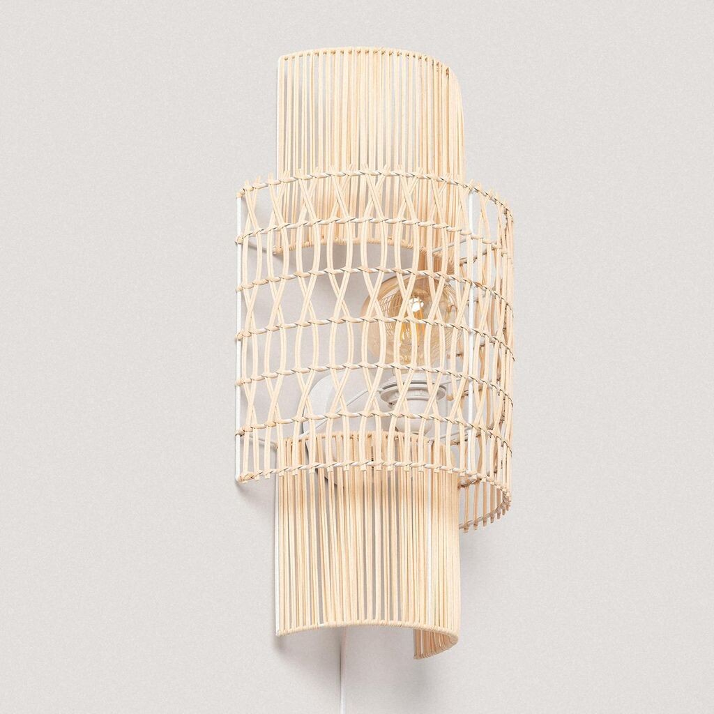 

Настенный светильник плетеный из бумаги Masego L ILUZZIA Natural LEDKIA