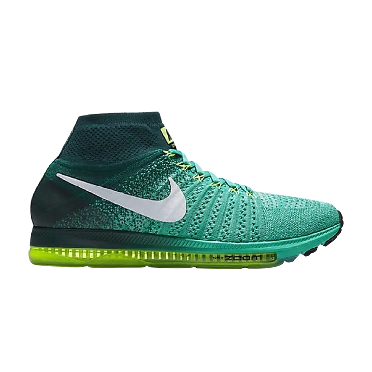 

Кроссовки Nike Zoom All Out Flyknit, зеленый