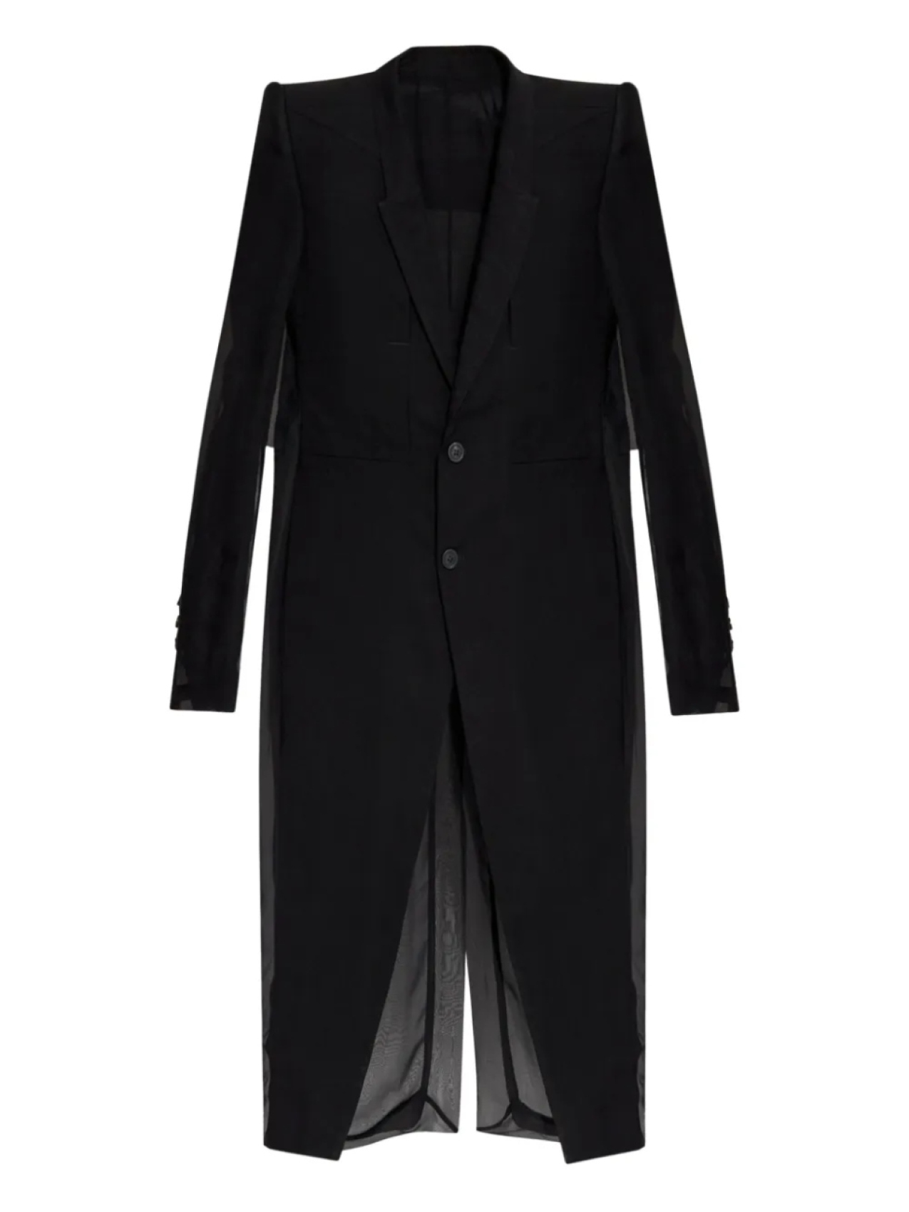 

Пальто Fogpocket Neue Rick Owens, черный