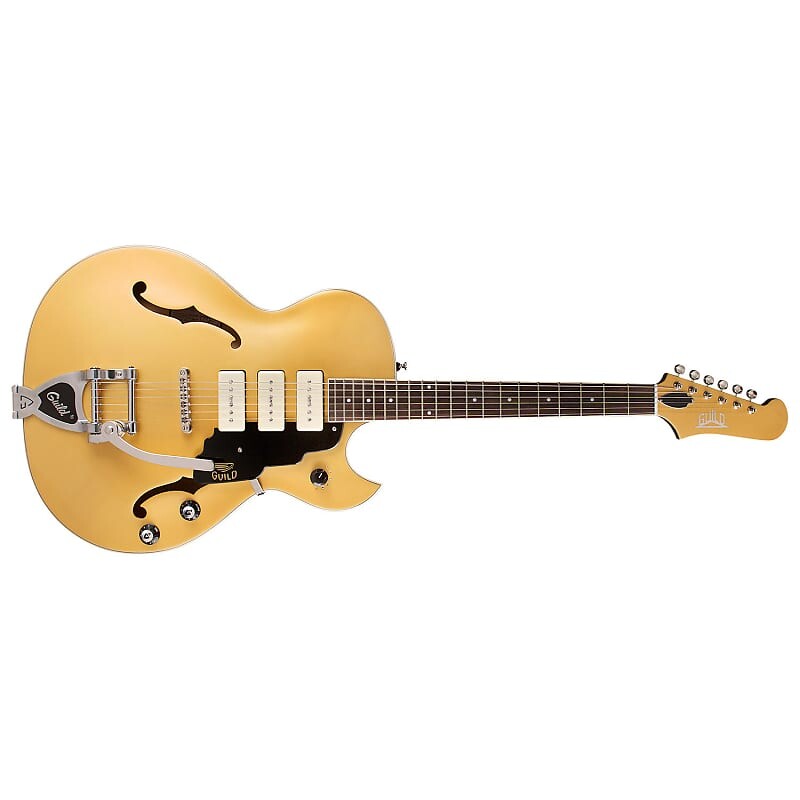 

Электрогитара Guild Starfire I Jet90 Guitar, Indian Rosewood Fretboard, Satin Gold